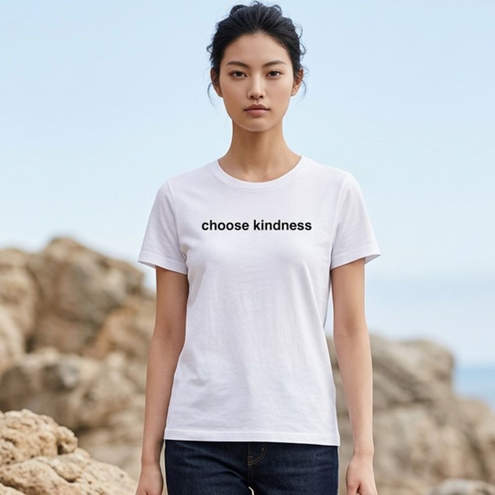 NWT Queer Eye Unisex White Short Sleeve Graphic Tee Shirt “Choose Kindness - XL